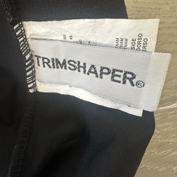 Trimshaper Black Shaping One-Piece Swimsuit Size 10 - Picture 5 of 6